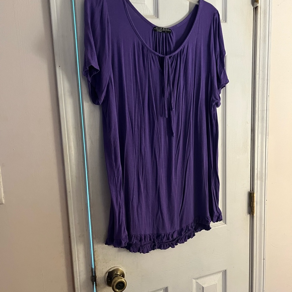 Super cute purple t shirt material